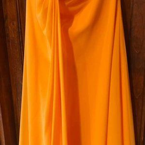 PROM-WEDDINGS--DAVID'S BRIDAL-SZ10- TANGERINE- NEW with tags